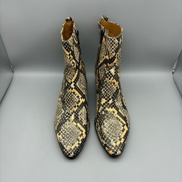Circus By Sam Edelman Garth Ankle Booties Women’s‎ Size 7.5 M Snake Print - Picture 3 of 11